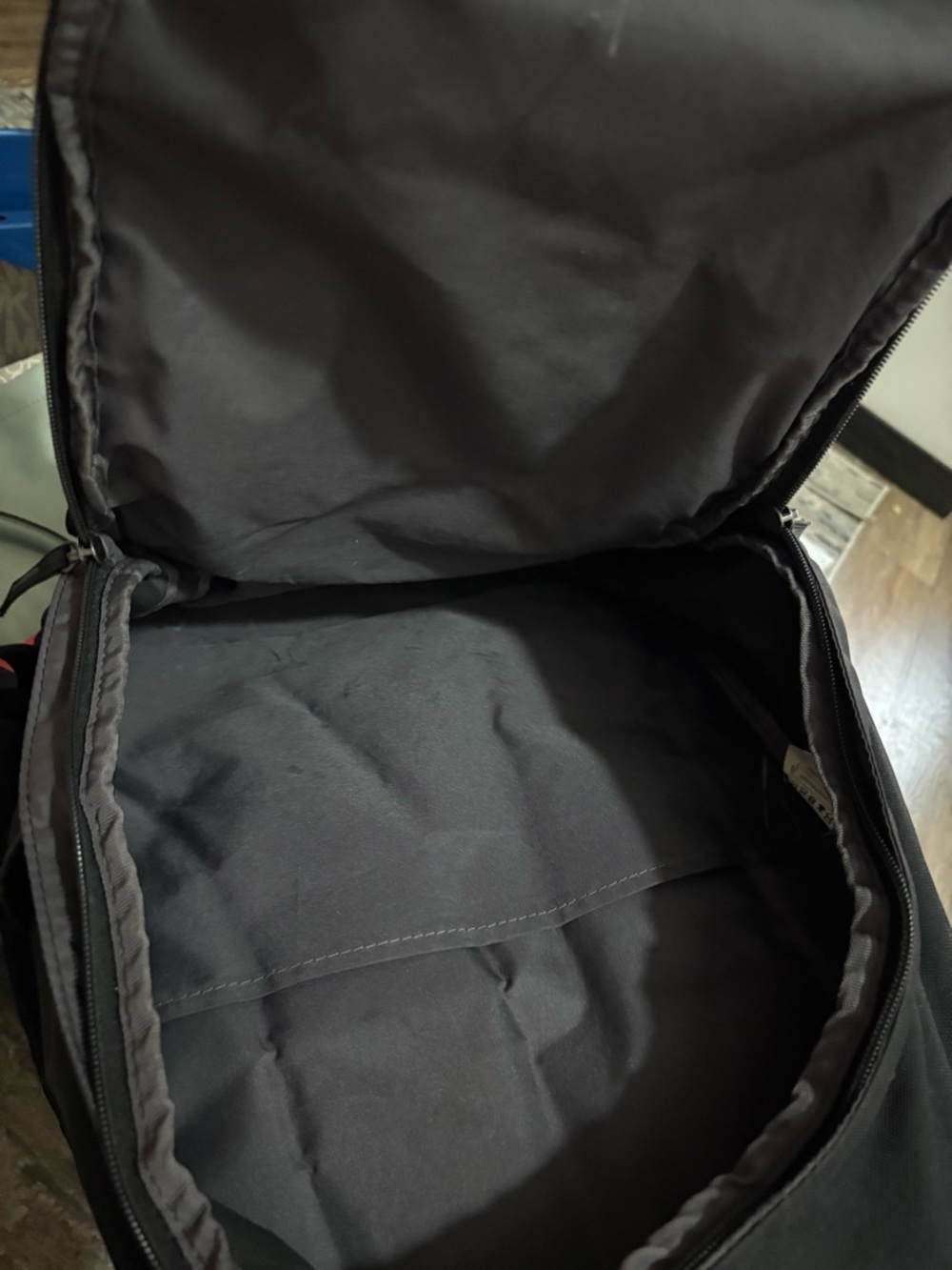 Nike Black Backpack with White Swoosh Graphic - Men's - Picture 5 of 5